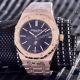 New Replica Audemars Piguet Royal Oak Watch - Rose Gold Frosted Silver Dial (3)_th.jpg